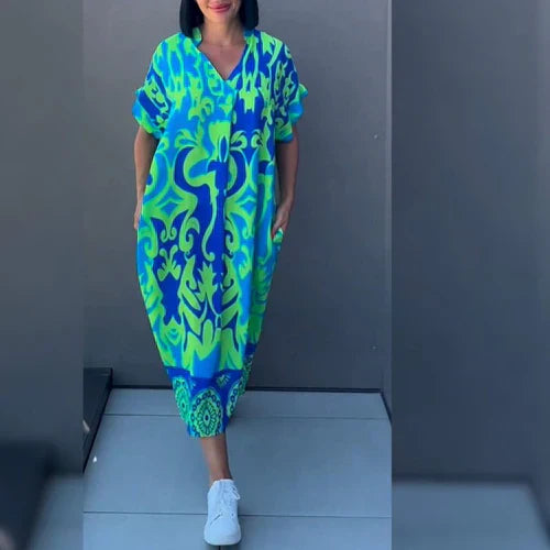 Vestido Elena - Elegancia Floral Atemporal