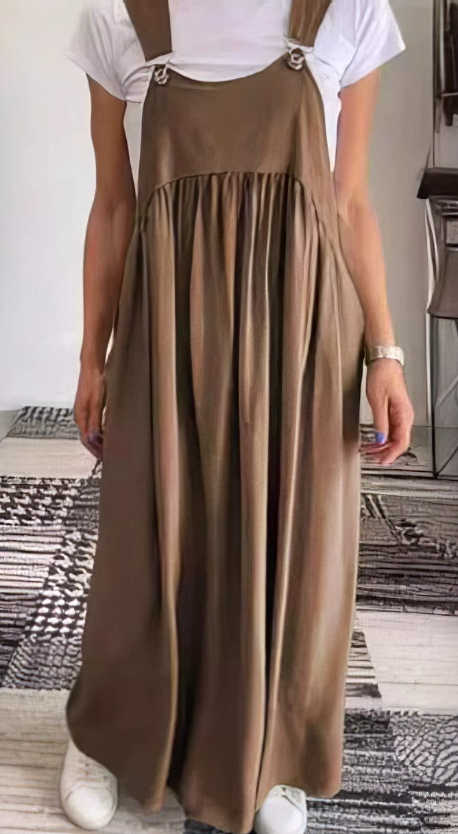 CAMILA | Vestido Sin Mangas Casual-Chic de Línea Fluida