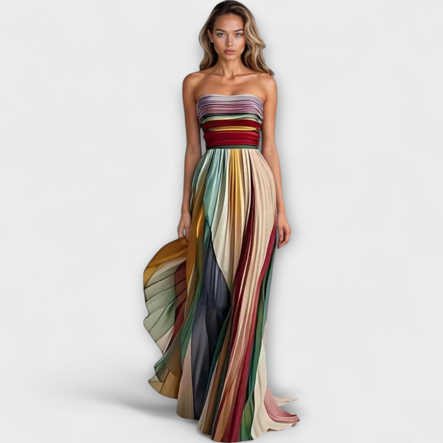 Flora – Vestido largo minimalista