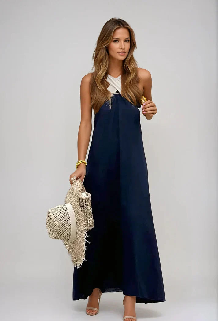 Martina – Vestido sin mangas fluido