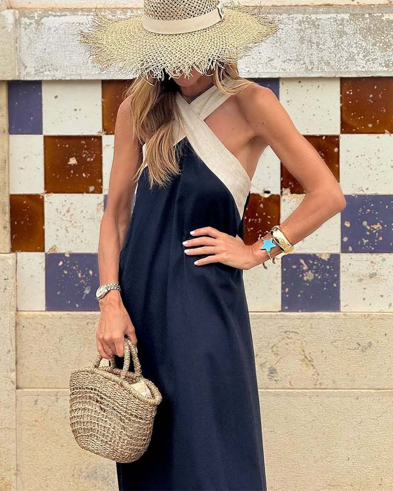Martina – Vestido sin mangas fluido