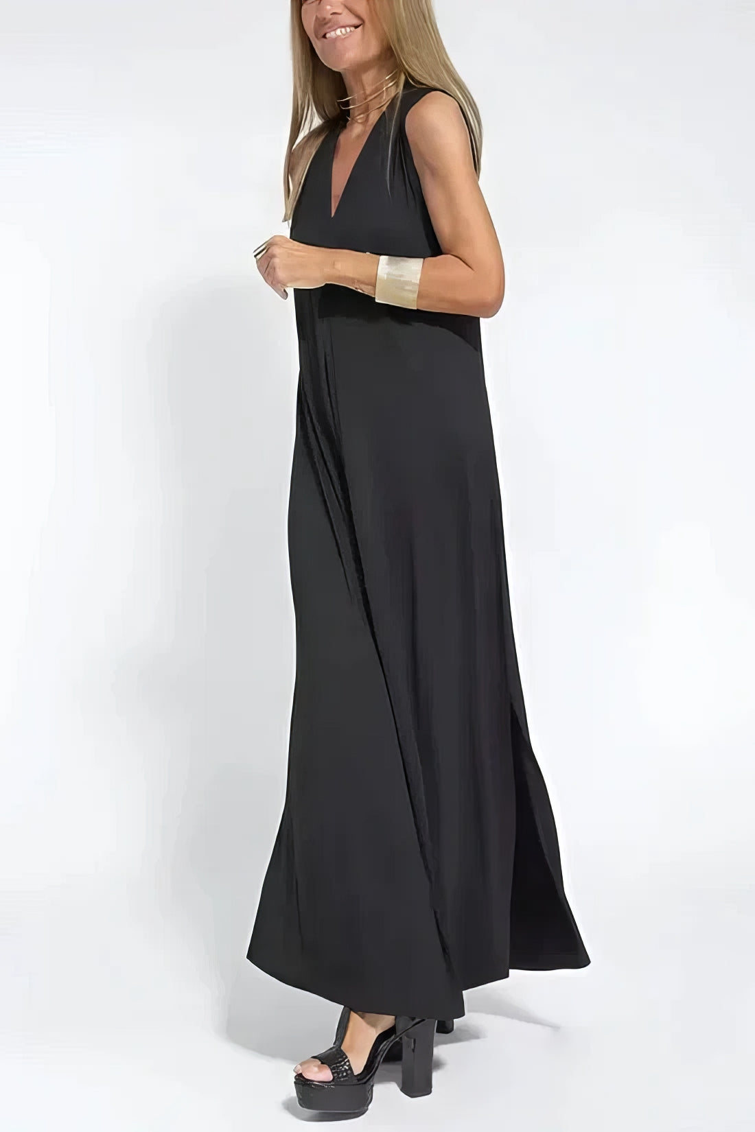 ELISE | Vestido Largo Elegante con Cárdigan a Juego Gratis