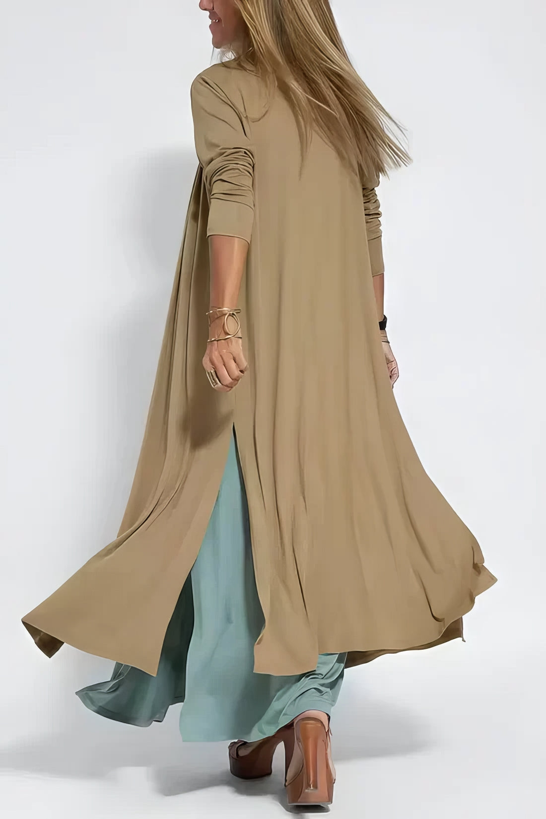 ELISE | Vestido Largo Elegante con Cárdigan a Juego Gratis