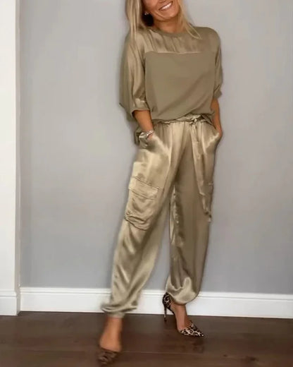 Corinna – Conjunto satén versátil