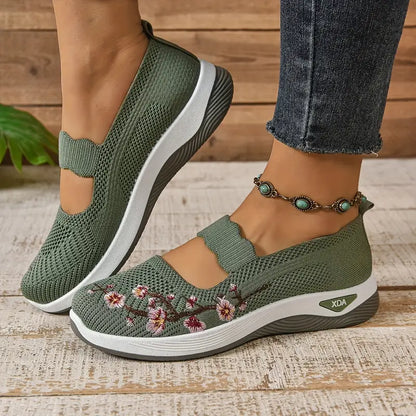 Flor - Zapatillas RelaxFit cómodas para caminar