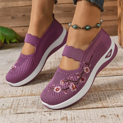 Flor - Zapatillas RelaxFit cómodas para caminar