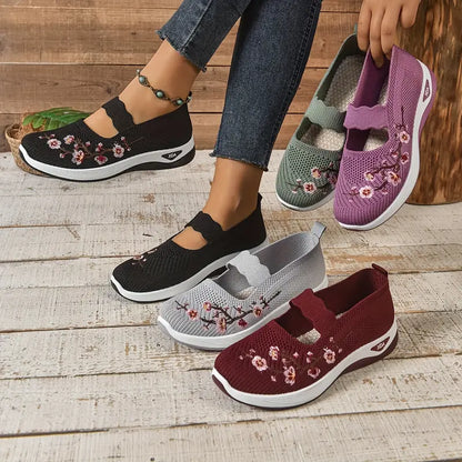 Flor - Zapatillas RelaxFit cómodas para caminar