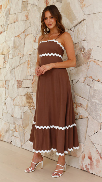 Clara – Vestido largo de tirantes
