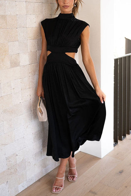 Lara – Vestido midi con bolsillos
