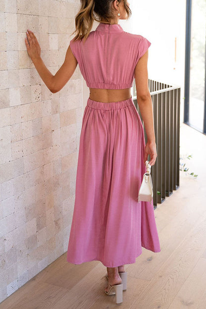 Lara – Vestido midi con bolsillos