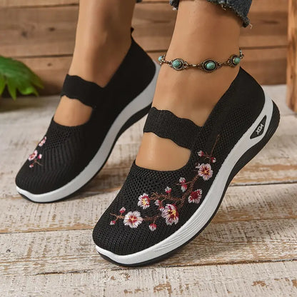 Flor - Zapatillas RelaxFit cómodas para caminar