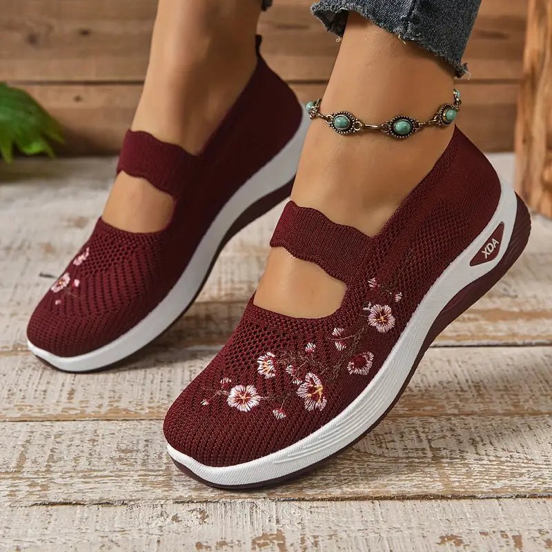 Flor - Zapatillas RelaxFit cómodas para caminar