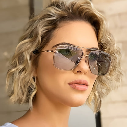 VISIONAIR GLACIER – Gafas Aviador Cuadradas Azul Degradé