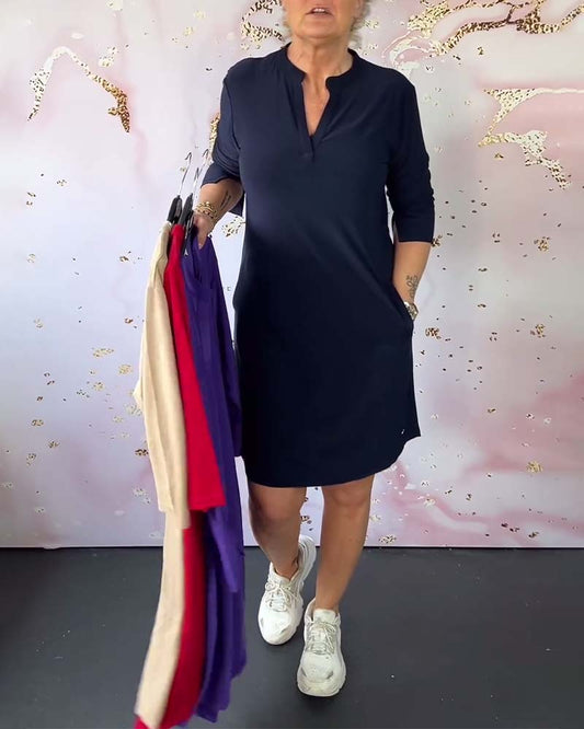 Ana | Vestido elegante con escote en V