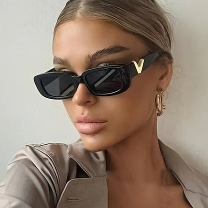 VISIONAIR FLATLINE – Gafas Rectangulares Estilo Minimal Y2K