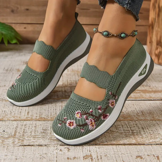 Flor - Zapatillas RelaxFit cómodas para caminar