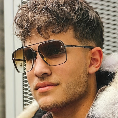 VISIONAIR GLACIER – Gafas Aviador Cuadradas Azul Degradé