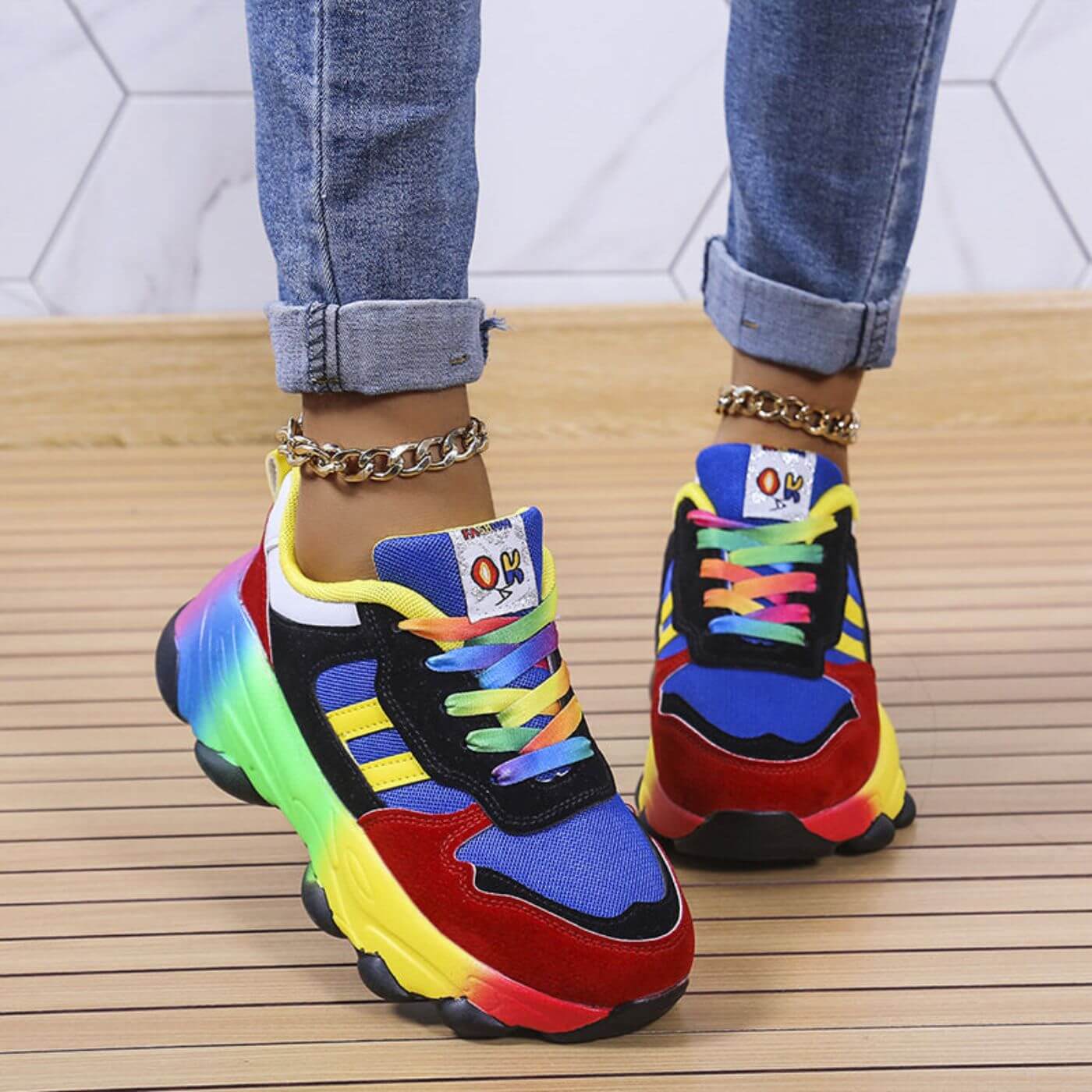 Rocío - Zapatillas de colores
