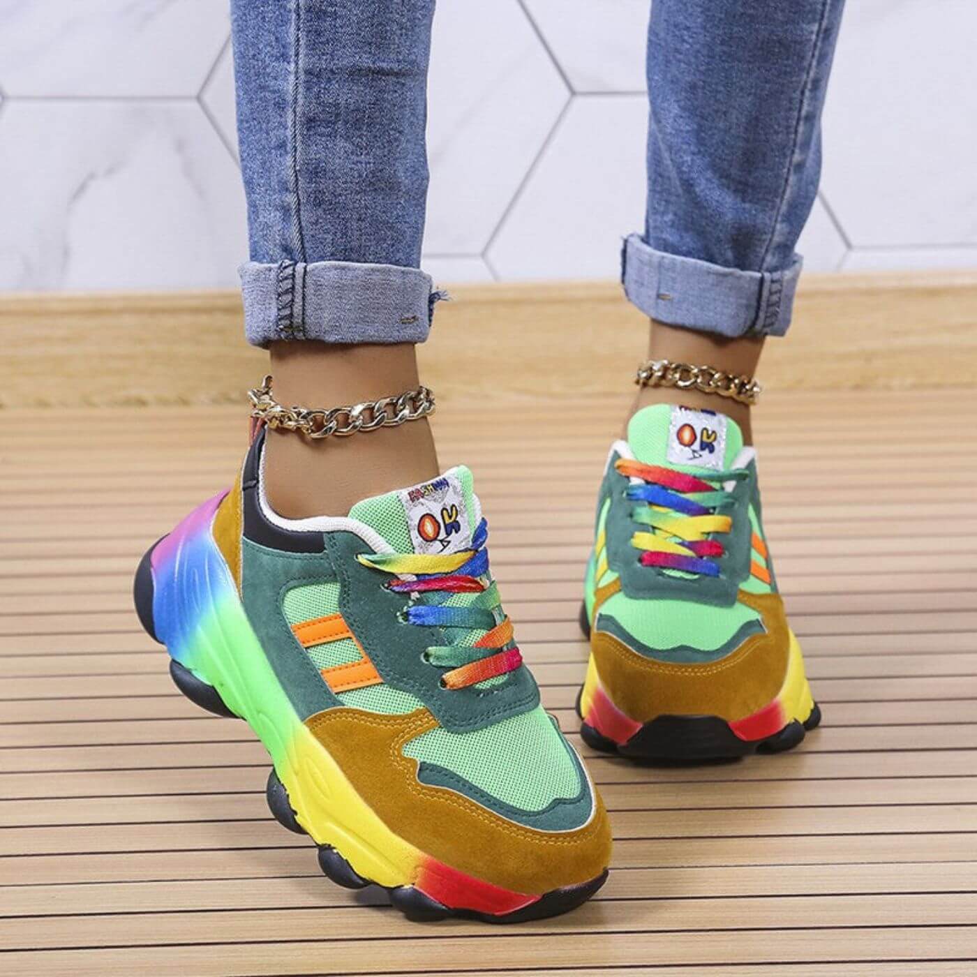 Rocío - Zapatillas de colores