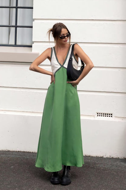 Elena – Vestido midi sin mangas