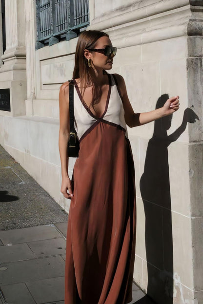 Elena – Vestido midi sin mangas