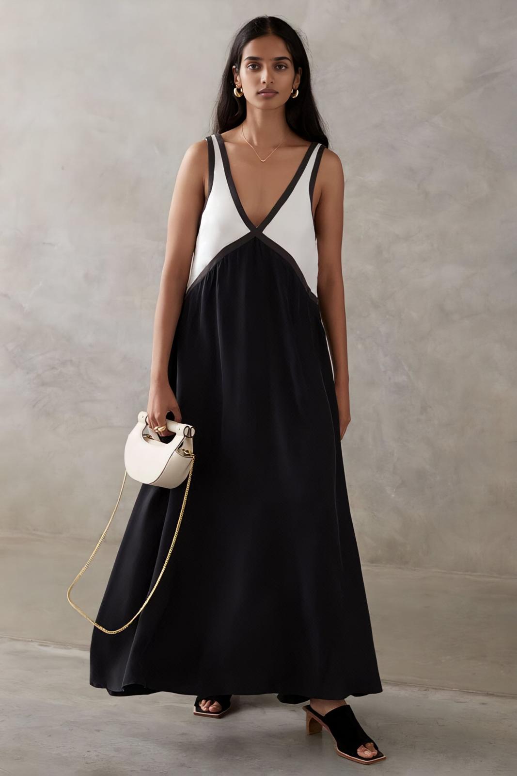 Elena – Vestido midi sin mangas