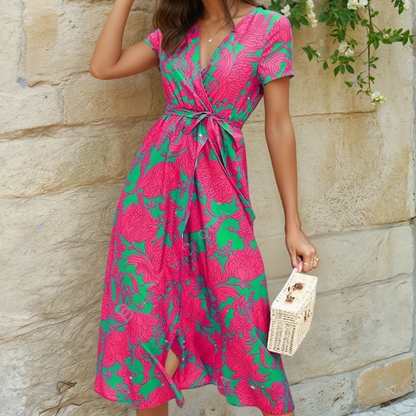 Luisa | Vestido colorido, ligero y elegante