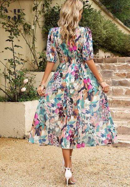 Celia – Vestido elegante satinado