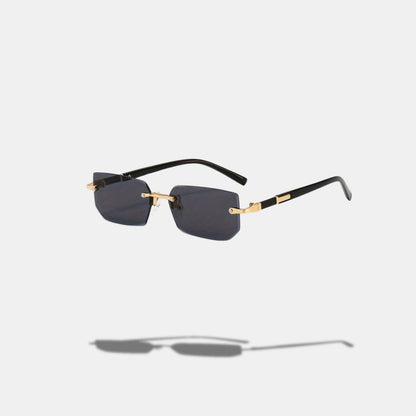 VISIONAIR FRAMELESS – Gafas Rectangulares de Estilo Minimal Gold
