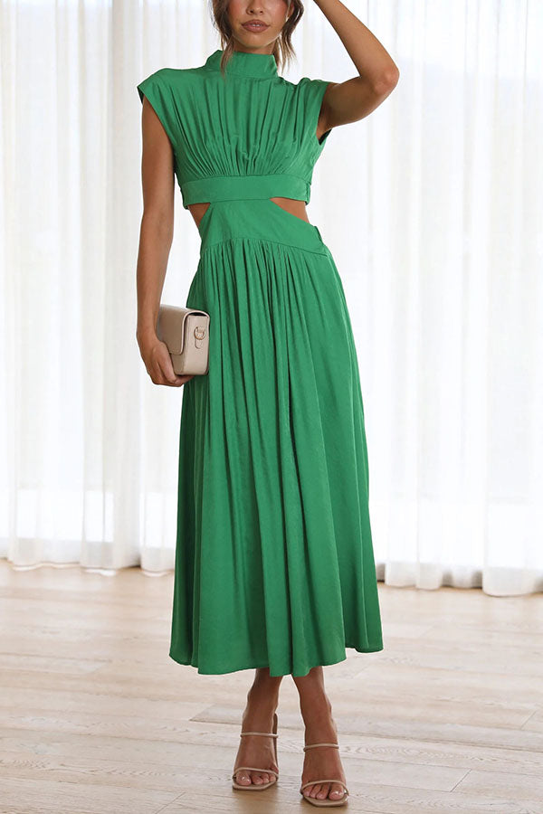 Lara – Vestido midi con bolsillos