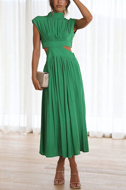 Lara – Vestido midi con bolsillos