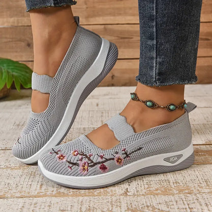 Flor - Zapatillas RelaxFit cómodas para caminar
