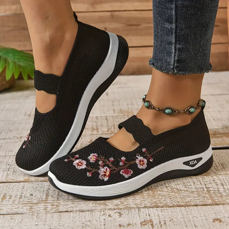 Flor - Zapatillas RelaxFit cómodas para caminar