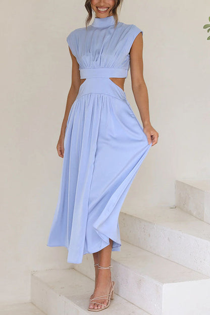Lara – Vestido midi con bolsillos
