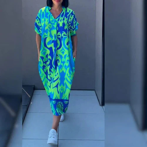 Vestido Elena - Elegancia Floral Atemporal