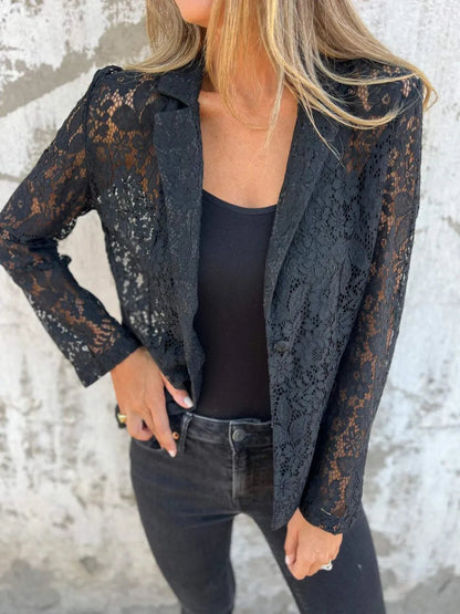 Blazer de encaje – Chaqueta ligera