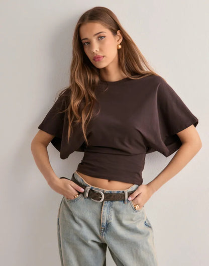 Camiseta manga ancha – Corte icónico