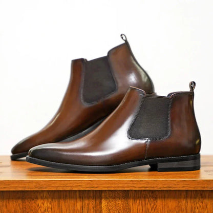 Botas Chelsea de piel Percival